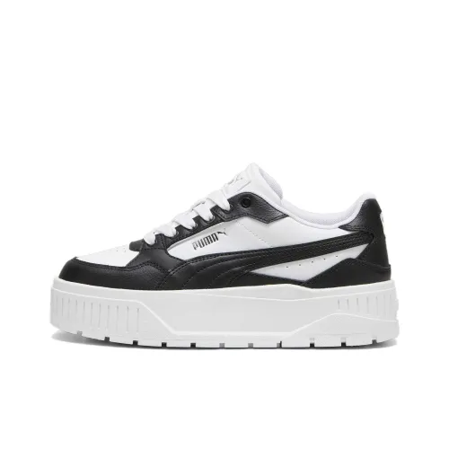 PUMA Karmen IL Idol Low Топ Скейтборд Кроссовки Женские Белые Черные