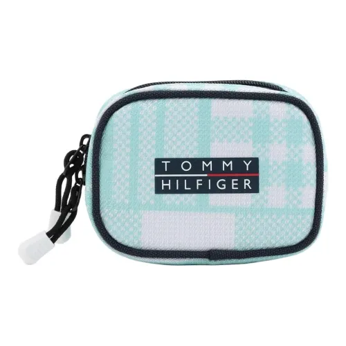 Tommy Hilfiger Полиэстер Монета Кошелек Женский Светло-Синий