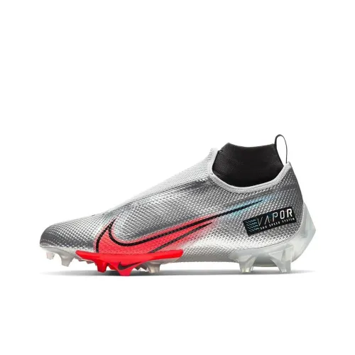 Nike Vapor Edge Pro 360 FG Твердое покрытие амортизация износостойкие футбольные бутсы для мужчин серебристый