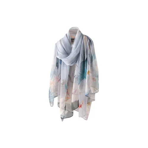 Hang Silk Road Шарфы из шелка Тутовый шелк Женские