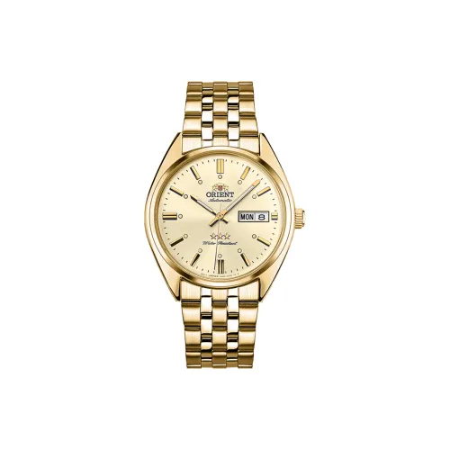 ORIENT Автоматический Механический Механизм Мужские Часы 39,4 мм Золото