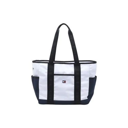 Tommy Hilfiger Полиэстер Тоут Сумка Сумка для покупок Сумка на плечо Сумка Мужская Белая