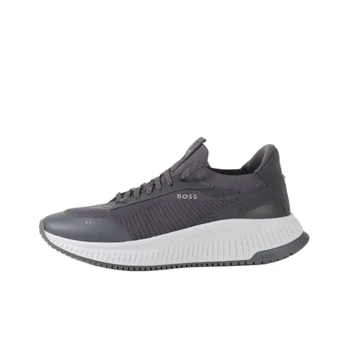 Hugo Boss Низкий топ Повседневная обувь Мужская Серый