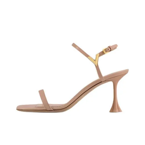 LOUIS VUITTON Blossom One Strap Sandals 7,5cm Women's Nude