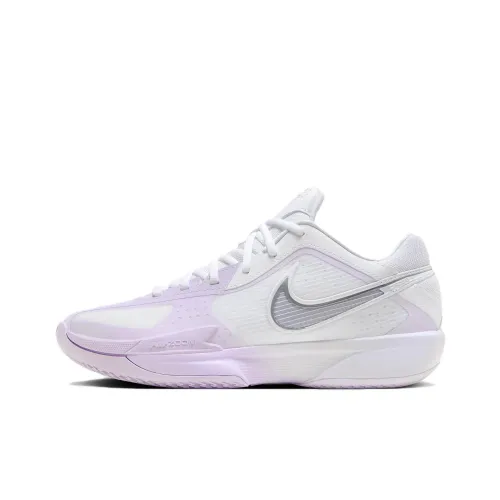 Nike G.T. CUT CROSS Low Топ Баскетбольные кроссовки Унисекс Белый Фиолетовый Азиатская версия