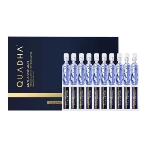 QuadHA Revitalize 2,0 Blue Copper Peptide Одиночный Использование Сыворотка Лосьон Укрепляющий Увлажняющий Восстанавливающий Против морщин