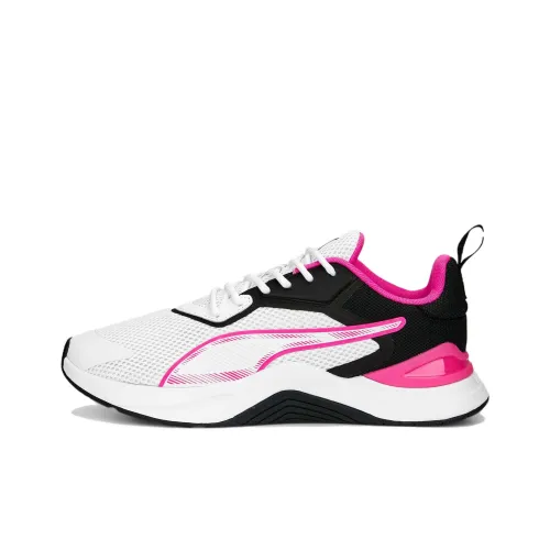 PUMA Infusion Амортизация Износостойкие Низкие Кроссовки для Тренировок Женские Белые Розовые