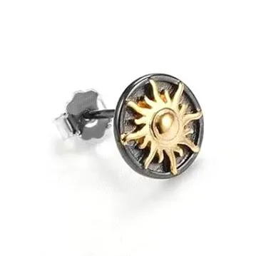 BLESSED BULLET Серьги-гвоздики из меди унисекс