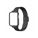 Миланский ремешок с застежкой-клипса - черный