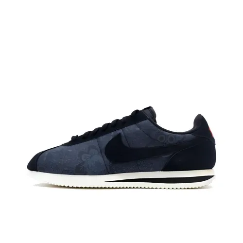 Nike Cortez Slip-resistant Abrasion-resistant Low Top Casual Shoes Men's Black Найк Кортец Slip-resistant Abrasion-resistant Низкий Топ Повседневная Обувь Мужская Черная