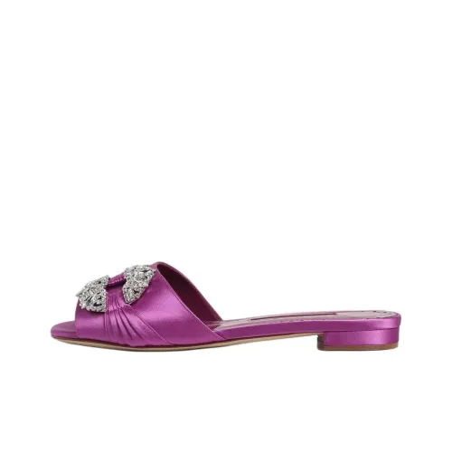 MANOLO BLAHNIK Слипоны Фиолетовый Женские