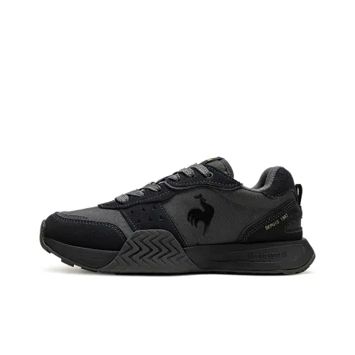 Le Coq Sportif Повседневный Низкий Топ Черный Серый Цвет Унисекс