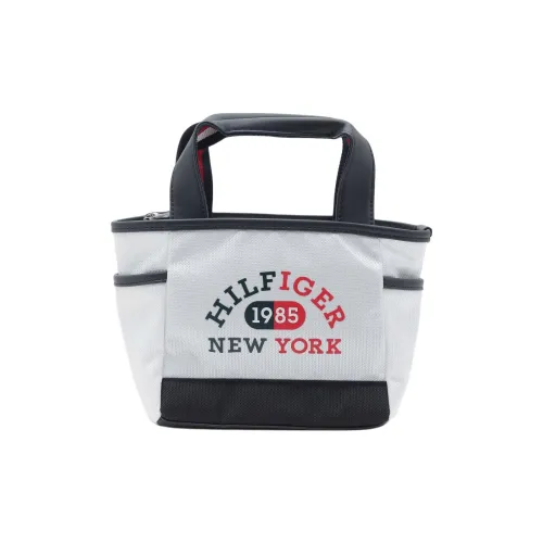 Tommy Hilfiger Полиэстер Синтетическая кожа Круглая форма Сумка Стандартная Унисекс Белый