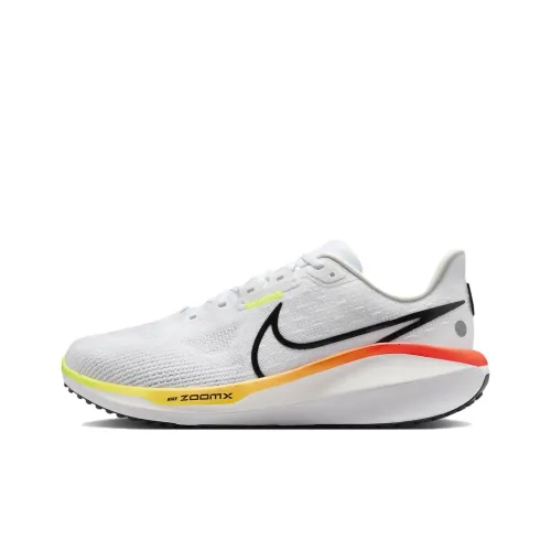 Nike Air Zoom Vomero 17 Беговые кроссовки Низкий топ Белый Черный Красный Мужской