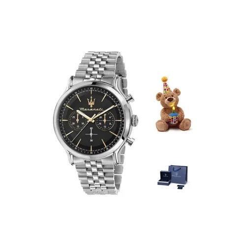 Maserati Кварц Мужские Часы 42 мм Черные