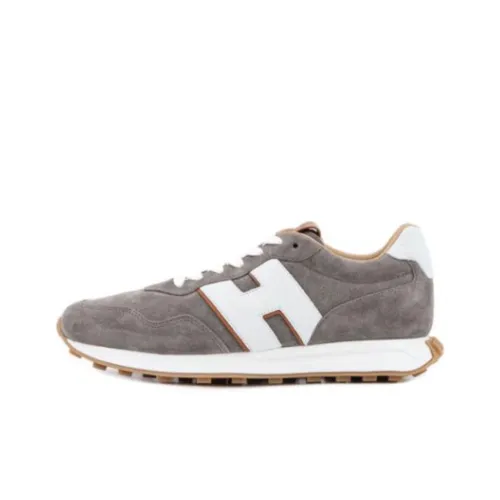 HOGAN H601 Низкий Топ Повседневная Обувь Мужская Серый