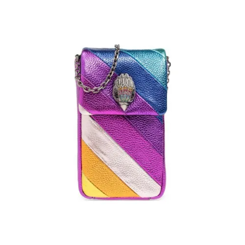 Kurt Geiger London Чехол для телефона из кожи женский фиолетовый и многоцветный