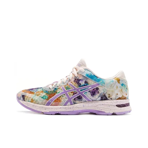 Asics Гель Noosa Tri 11 Low Топ Марафон Беговые кроссовки Женские Цветочный Фиолетовый