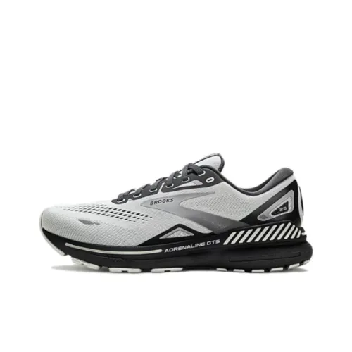 Brooks Adrenaline GTS Беговые кроссовки Низкий топ Грибной серый/Эбеновый/Облако Светло-серый Мужской