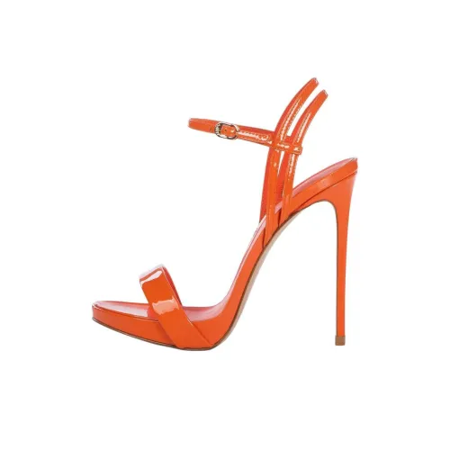 Le Silla Gwen One Strap Sandals 12cm Women's Orange Le Silla Gwen One Ремень Сандалии 12см Женские Оранжевые