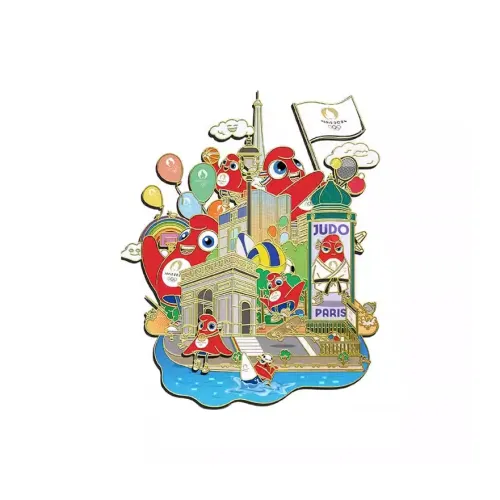 PARIS 2024 Магниты для холодильника с аниме-тематикой