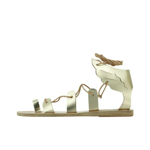 ANCIENT GREEK SANDALS Fteroti Римские Сандалии Женские Золотые