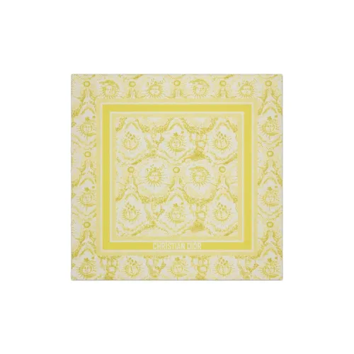 DIOR Шарфы из шелка Tutov Женские Желтые