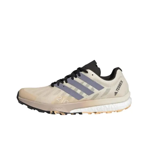 adidas Terrex Speed Shock Absorbers Противоскользящие Низкие Беговые кроссовки Женские Бежевые