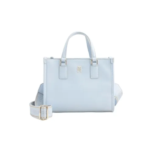 Tommy Hilfiger Полиуретан Тоут Сумка Сумка для покупок Сумка через плечо Сумка Мини Женская Синяя