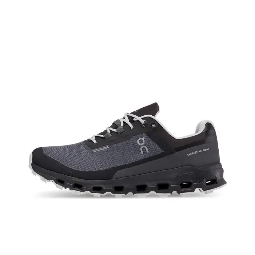 On Cloudvista Slip-Resistant Low-Top Trail Running Sneakers Women's Black На Cloudvista противоскользящие низкие кеды для бега по пересеченной местности женские черные