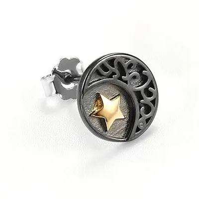 BLESSED BULLET Серьги-гвоздики из меди унисекс