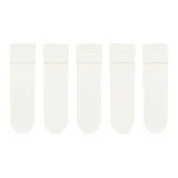 5 пар (молочно-белый)
