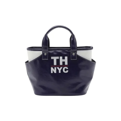 Tommy Hilfiger Синтетическая кожа Одно плечо Сумка Унисекс Белый Чернильно-синий