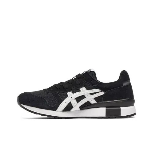 Onitsuka Tiger Ally Shock Absorbers Slip-Resistant Abrasion-Resistant Low-Top Беговые кроссовки Унисекс Черный