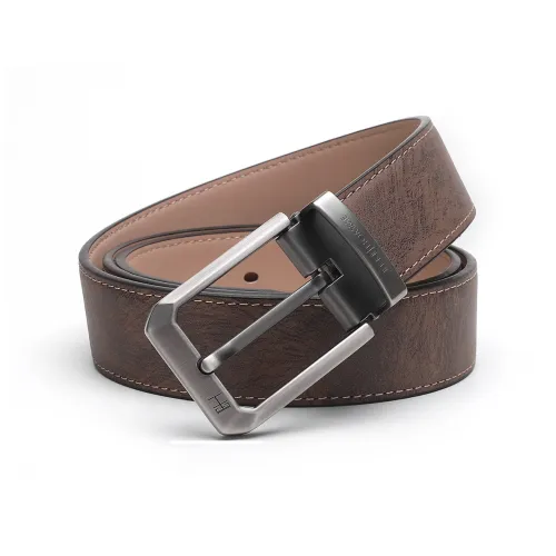 ELLE HOMME Ремень с застежкой для мужчин повседневный винтажный модный ремень из коровьей кожи мужской черный ширина 3,4 см