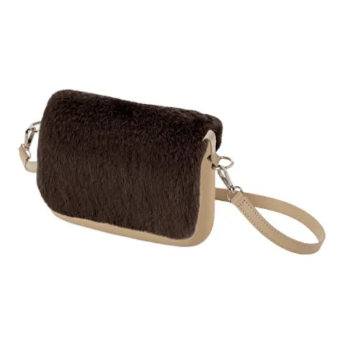 O Bag Thermoplastic Compound Сумка через плечо Сумка на плечо Женская Коричневая