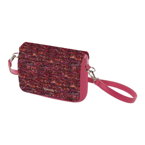 O Bag Thermoplastic Compound Сумка через плечо Сумка на плечо Стандартная Женская Фуксия