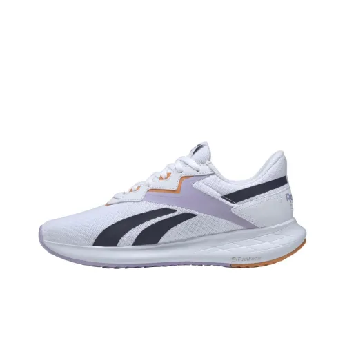 Reebok Energen Устойчивый к истиранию Дышащие Низкие Беговые кроссовки Женские Белые Черные