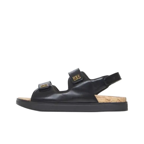 Givenchy One Ремень Сандалии Женские Черные