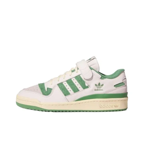 Adidas Originals FORUM 84 Low Топ Скейтборд Кроссовки Унисекс Белый Зеленый