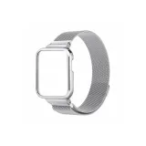 Миланский магнитный ремешок - серебряный