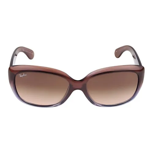 RayBan В зависимости от официального сайта Прямоугольный Солнцезащитные очки Женские Коричневый