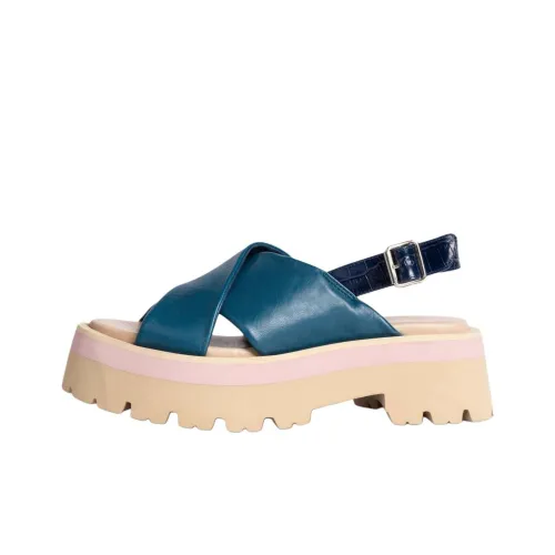 Paul Smith Logan One Strap Sandals Women's Blue Пол Смит Logan One Ремешок Сандалии Женские Синие