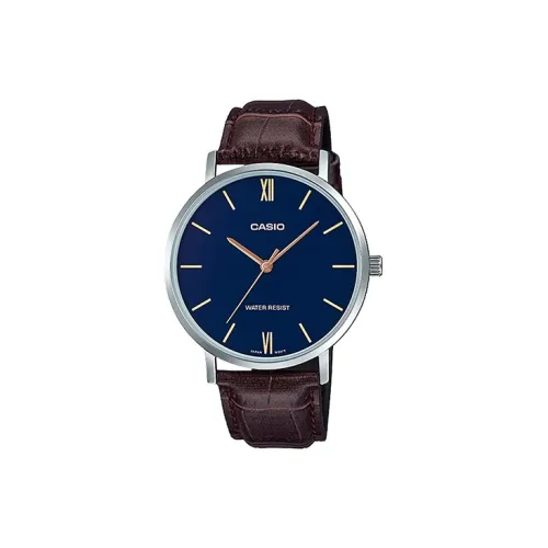 CASIO Standard Series Кварцевый механизм Часы Мужские Синий циферблат