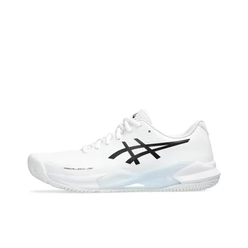 Asics Challenger 14 Low Top Теннисные Кроссовки Мужские Белые Черные
