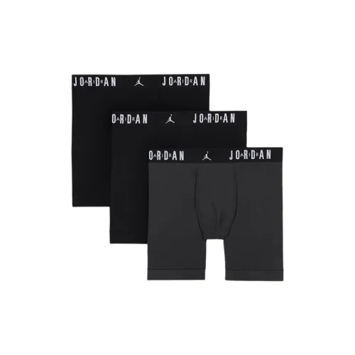 Jordan Flight 3 Pack Серый+Темно-Серый+Черный Мужские Боксеры