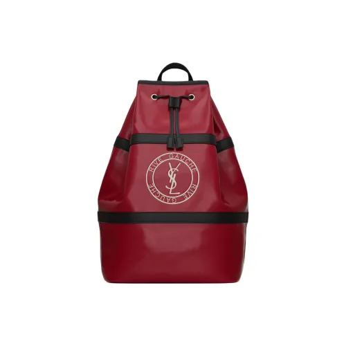 SAINT LAURENT Rive Gauche ПУ (полиуретан) с полиэстером Sling Сумка Стандартная Мужская Парафин Красный