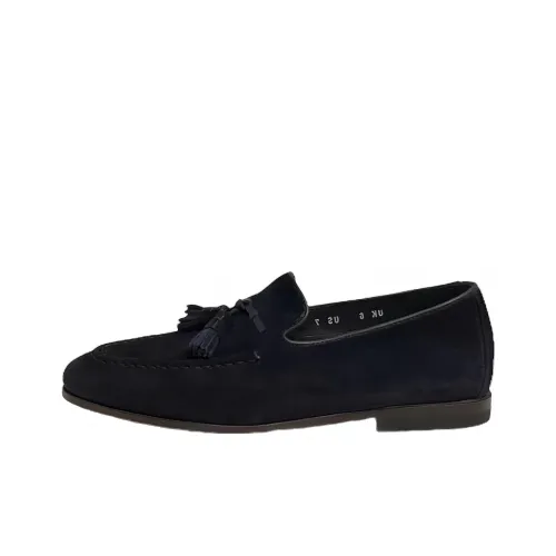 Santoni Лоферы Мужские Черные