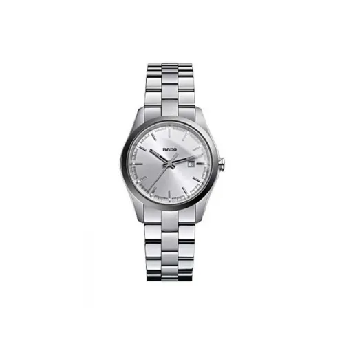 RADO Кварцевый Movement Женские Glam Slam Collection Часы 31,5 мм Серебряные