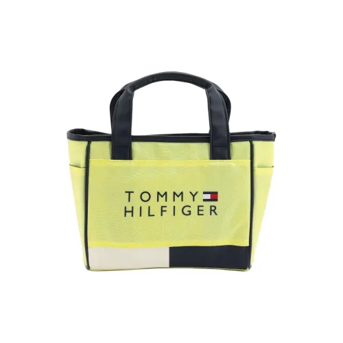 Tommy Hilfiger Полиэстер Композитная Кожа Тоут Сумка Сумка для покупок Сумка Унисекс Желтая